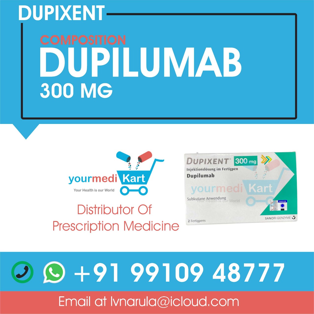 dupilumab cost in india