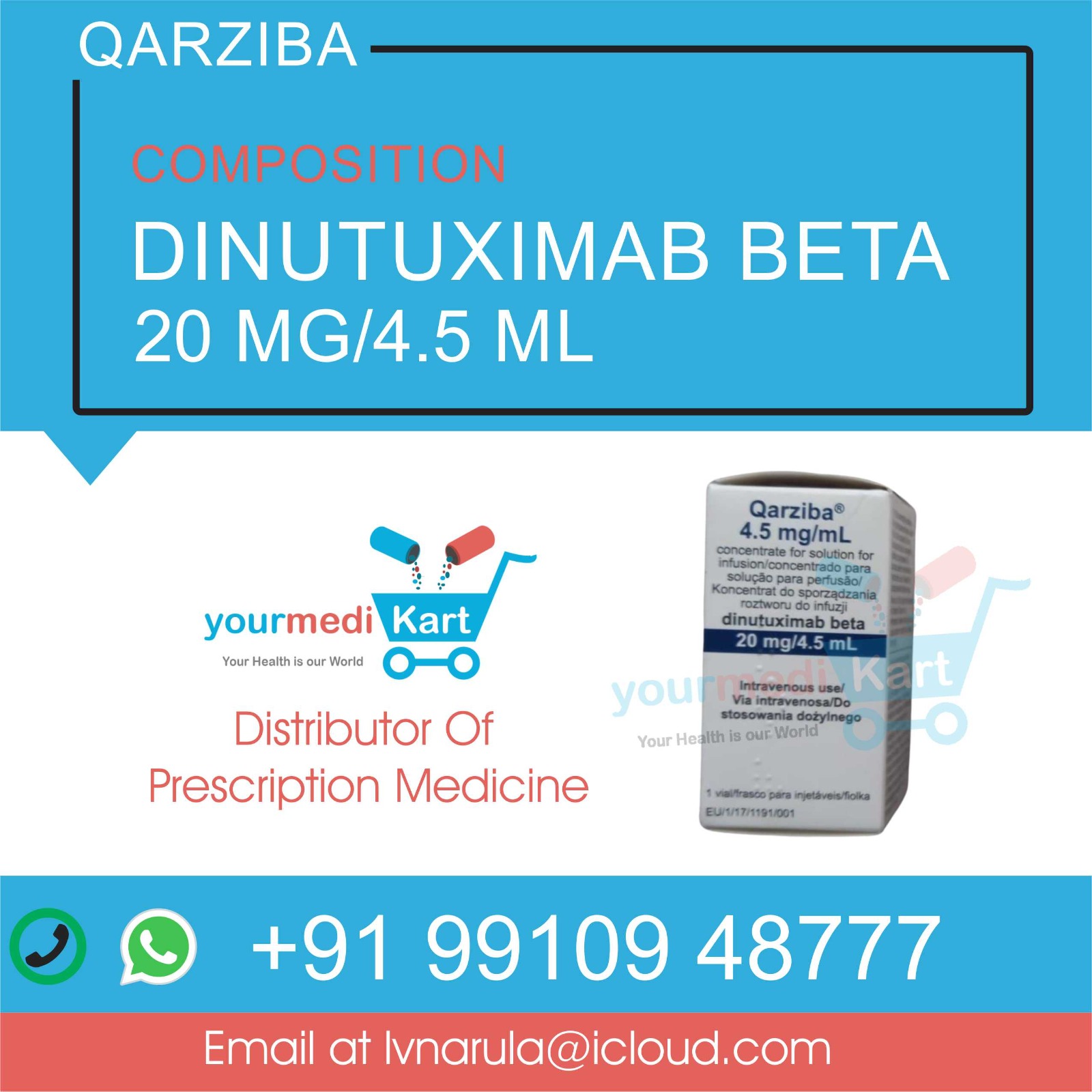 Qarziba 4.5 mg price